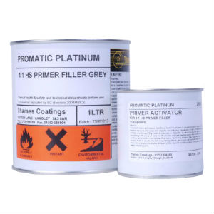 Promatic 4:1 High Solids Primer Filler Kit - Grey 5ltr, (Primer 4ltr + Activator 1ltr)