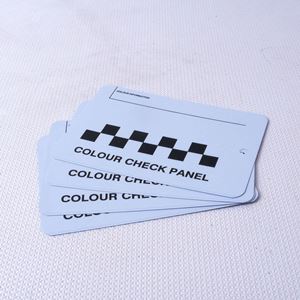 Metal test cards for colour samples (100)